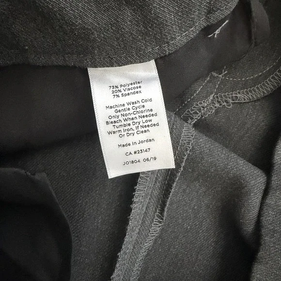 Talbots Womens Sz 6P Gray Cambridge Pants Pull On NWT Stretch Career Academia - Picture 9 of 9
